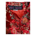 Yi Cheongsam Qipao VTG Red Koi Fish Silk Jacket size XXL (42) Photo 7