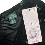 Wild Fable NEW Black Long Sleeve Velvet Celestial Stars Moons Sun Silver Metallic Small Photo 6