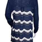 Anthropologie Porridge Shirt Womens Medium Blue Wave Tee Essential Basic Casual Photo 1