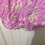 BP  Womens M Floral Print V-Neck‎ Romper, Pink Rose, Sleeveless Jumpsuit, Summer Photo 10