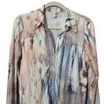 & Other Stories & Other Stories Watercolour Button Up Blouse Slight Puff Shoulder 10 Photo 9