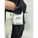 NWT Bloomchic 12 Black Plain Ties Wrap Flutters Swim Dress One Piece Swimsuit Photo 5