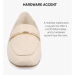 Journee Collection NEW Loafer Flat Notched Topline Square Toe Slip-On Shoes 7.5 $80 Photo 4