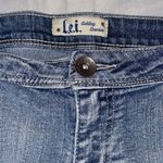 L.E.I y2k medium wash denim micro mini shorts Photo 2