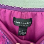 Connected Apparel  purple pink skirt‎ women size medium boho vintage floral girly Photo 3