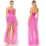 For Love & Lemons  x Revolve Bustier Gown In Pink Photo 0