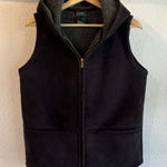 Ralph Lauren  Cozy Winter Layer Black Hooded Zip Up Plush Lined Size Small Photo 0