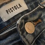 Pistola  Denim Destroyed Ripped Destroyed Straight Leg Blue Jeans Womens 26 Photo 8