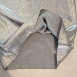 ZARA NWT!  Metallic Ribbed Mini Dress Photo 4