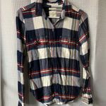 American Eagle Blue and Red Plaid Shirt AHH-amazingly soft XS women’s Photo 0