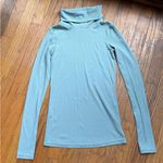 Free people fp movement second skin ribbed turtleneck Blue Photo 2