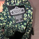 Angie  Green Floral Top Photo 1