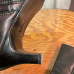 Isotoner ladies black leather boots size 7M Photo 4