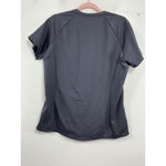 Womans Fit Scrubs Evrpur Short Sleeve Pullover Shirt Large Gray V Neck Photo 1