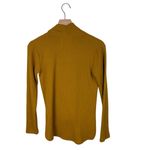 Akemi + Kin Anthropologie Woodruff Waffle Rib Knit Wrap Top Size Small Mustard Photo 3