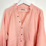 Free People  Summer Daydream Tunic Shirt in Flamingo Size Small Photo 4