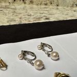 Lot Of 3 Clip On Non Pierced Earrings 2 Signed Avon Photo 3