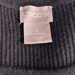 Chico's  Whimsigoth Sweater Black XXL Or 4 Photo 7