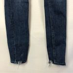 ZARA  Dark Wash Mid Rise Skinny Jeans 6 Photo 3