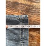 Eddie Bauer 90s VTG  Women Embroidered Floral‎ Denim Button Down Dress Blue Photo 5