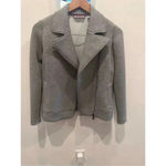 Tommy Hilfiger Moto Grey Long Sleeve Jacket Sz XS Photo 1