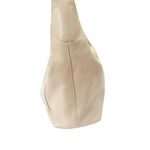 Dooney & Bourke Pebbled Leather Shoulder Hobo Bag Medium Cream Photo 4