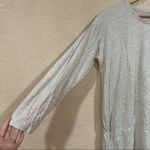 PureJill J Jill super soft seam long sleeve tunic top in light cream oatmeal Size M Photo 2