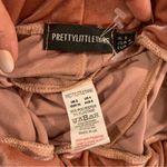 Pretty Little Thing Pink Velour Wide Leg Pants Size 4 Photo 6
