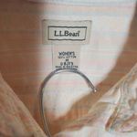L.L Bean Pastel Color Button Down Long Sleeve Medium Pink Photo 3