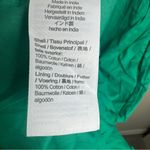 J.Crew Kelly Green Sleeveless V Neck Smocked Ruffle Trim Tiered Midi Dress 0 Photo 10