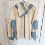 POL NWOT Patchwork Shacket LARGE Photo 4