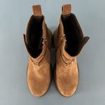 Steve Madden Coletta Lug Sole Tan Suede Buckle Ankle Booties Photo 7