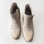 Frye and Co. Women's Jude Stacked Heel Booties Stone Camel 7.5 Western Photo 5