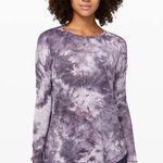 Lululemon To The Point Long Sleeve Tie Dye Size 4 Photo 0