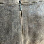 Sachin + Babi  100% Lamb Leather Strip- Patch Skirt size 6 Photo 5