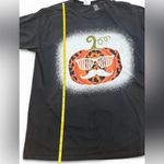 Pumpkin Sunglasses Mustache Cow Print Halloween Costume T Photo 3