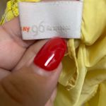 Yellow and beige gorgeous floral dress with slip liner Photo 6