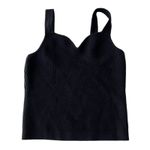 Abercrombie & Fitch Black Ribbed Knit TankTank Top Photo 2