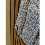JM Collection  BLAZER JACKET WOMEN L NAVY GRAY ABSTRACT BUTTON 3/4 SLEEVES-NWT$69 Photo 1