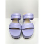BP Raquelle Wedge Sandal Womens Size 8.5 in Purple Slip On Platform Photo 3