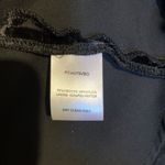 Parker Size Medium Black Carmindy Crewneck Long-Sleeve Velvet Burnout Dress Photo 5