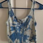 Wild Fable Blue Tie dye Crop Tank Top NWOT Photo 0