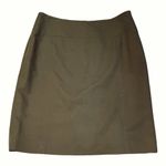 Armani Collezioni VINTAGE Skirt Green A-Line Italy TG 46 US 10 Cotton 90s Y2K Photo 6