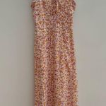 Japna Japan Chic Floral Midi Dress with Ruffle Straps Photo 0