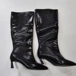 Steve Madden Lavan Boot in Black Croco Photo 1