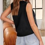 PRETTYGARDEN Black Button-Up Women's Sweater Vest Photo 4