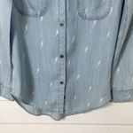 Rails Carter Lightning Bolt Ombré Chambray Button Down Shirt, EUC, Size XS Photo 4