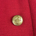 50s Vintage Red Open Front Double Breasted Blazer Pencil Skirt Wool Set Size 2 Photo 5