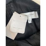 Equipment NWT  Linen Katia Button Front Mini Dress Black Squared Neck Linen 00 Photo 6