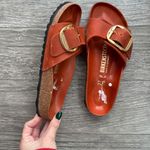 Birkenstock Madrid Big Buckle Orange Sandals Photo 6